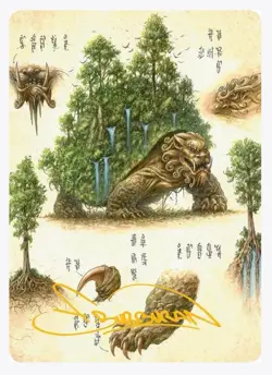 The Lion-Turtle Gold Stamped Signature Avatar The Last Airbender MTG Art - Image 1