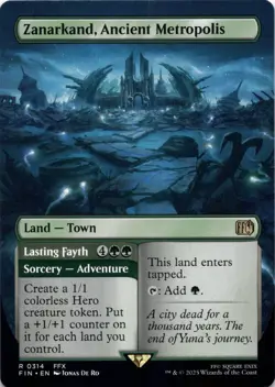 Zanarkand, Ancient Metropolis EXTENDED ART Final Fantasy Magic MTG NM - Image 1