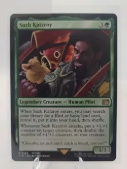 Sazh Katzroy FINAL FANTASY MTG Regular NM 0199 - Image 1