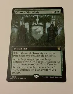 MTG Court of Garenbrig Commander: Wilds of Eldraine 0033 Extended Art Rare - Image 1