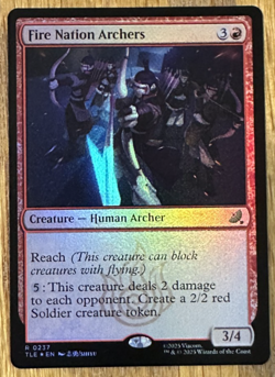 MTG: Avatar: The Last Airbender Eternal-Legal, Fire Nation Archers - Foil - Image 1