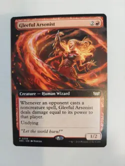 Gleeful Arsonist (Extended Art) Commander: Duskmourn: House of Horror Regular - Image 1