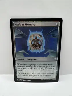 MTG Magic the Gathering Mask of Memory (324/361) Commander Legends Foil - Image 1