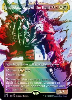 Snapdax, Apex of the Hunt (Showcase) Ikoria: Lair of Behemoths NM Foil - Image 1