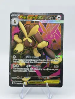 Pokemon TCG Mega Lopunny ex 115/094 Holo Phantasmal Flames Full Art Ultra Rare - Image 3