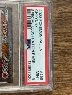 2023 Pokemon SV Paldea Evolved Chi-Yu ex #259/193 PSA 9 - Image 4
