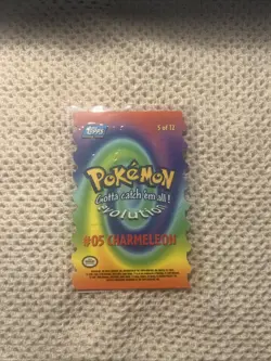 Pokemon Charmeleon 5 of 12 Die-Cut First Movie (Blue Label) - Image 2