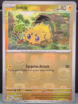 Joltik 033/086 Master Ball Pattern Reverse Holo White Flare Pokemon Near Mint NM - Image 1