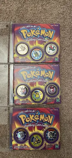 Vintage Pokemon Battling Coin Game Lot! 36 Coins - Image 2