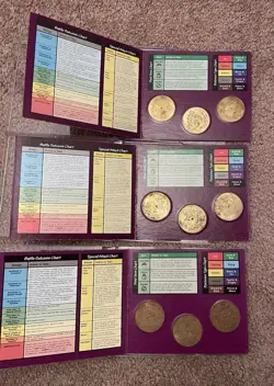 Vintage Pokemon Battling Coin Game Lot! 36 Coins - Image 3