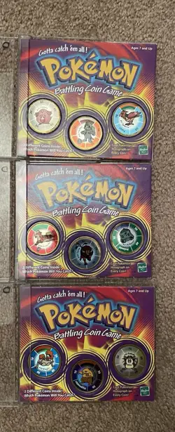 Vintage Pokemon Battling Coin Game Lot! 36 Coins - Image 4