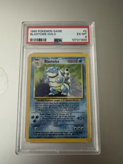 1999 Pokemon Blastoise Holo PSA 6 EX-MT - Image 1