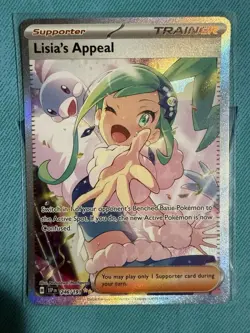 Pokemon Lisia's Appeal Special Illustration Rare SIR Holo Surging Sparks 246/191 - Image 1