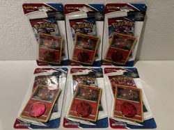 Pokemon TCG Battle Styles Charmander Holo Promo Booster Pack Lot Of 6 - Image 1