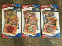 Pokemon TCG Battle Styles Charmander Holo Promo Booster Pack Lot Of 3 - Image 1