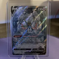 Pokemon TCG Zacian V Crown Zenith: Galarian Gallery GG48/GG70 Holo Ultra Rare - Image 1