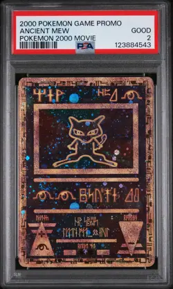 2000 Pokemon Game Promo '00 Movie Ancient Mew PSA 2 - Image 1