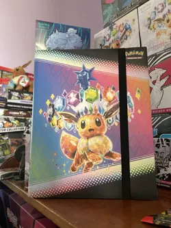 Pokemon TCG Binder Prismatic Evolutions Eevee Binder - Binder Only - Image 1