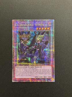 2025 YUGIOH RA04 25TH QCR SECRET RARE EL SHADDOLL WINDA NM - Image 1