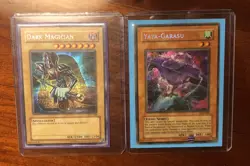 Yugioh - Dark Magician PCY-004 & Yata-Garasu LOD-000, MINT-FLAWLESS - Image 1