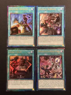 2025 YUGIOH RA04 ULTIMATE RARE ZOODIAC BARRAGE NM BONUS SET - Image 1