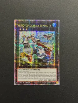 2025 YUGIOH RA04 25TH QCR SECRET RARE WIND UP CARRIER ZENMAITY NM - Image 1