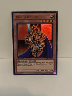 Yugioh 1st Edition Ultra Rare King's Knight LCYW NM - Image 1