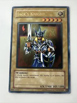 ??YUGIOH • JACK’S KNIGHT • ULTIMATE RARE • UNLIMITED • EEN-EN005 • NEAR MINT?? - Image 1