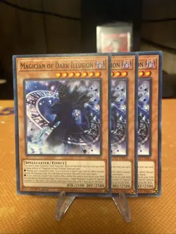 X3 Yu-Gi-Oh Magician of Dark Illusion LDS3-EN084 1st Edition - Image 2
