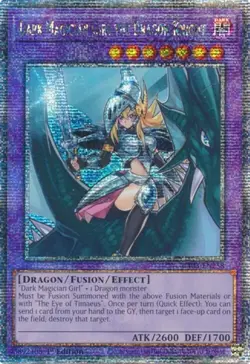 Yugioh! Dark Magician Girl the Dragon Knight - RA03-EN258 - Quarter Century Secr - Image 1