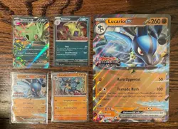 Pokemon TCG - Lucario + Tyranitar STAMPED Promo Cards - Prismatic Collecton Box - Image 1
