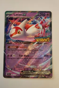 Latias ex (Surging Sparks Stamp) 076/191 Double Rare Card - Image 1