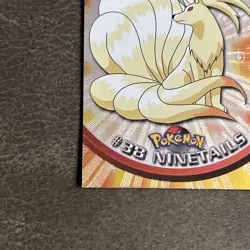 Ninetails (Ninetales) #38 Holo Pokemon Topps Series 1 Card (Black Label) LP - Image 4