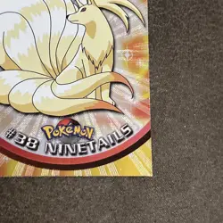 Ninetails (Ninetales) #38 Holo Pokemon Topps Series 1 Card (Black Label) LP - Image 5