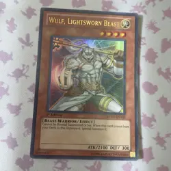 Yugioh Wulf, Lightsworn Beast Rymp-En103 Rare 1st Ed NM Card - Image 1
