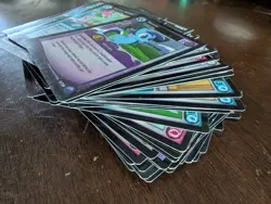 Mixed Lot of My Little Pony Trading Card Game Cards - Some Rares & Foils - Image 2