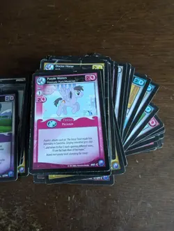 Mixed Lot of My Little Pony Trading Card Game Cards - Some Rares & Foils - Image 3