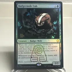 Badgermole Cub Prerelease Cards Foil - Image 1