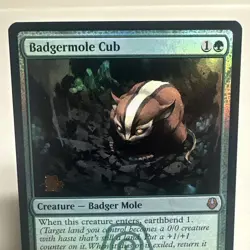 Badgermole Cub Prerelease Cards Foil - Image 2