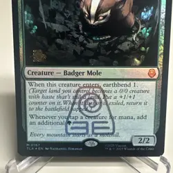 Badgermole Cub Prerelease Cards Foil - Image 3