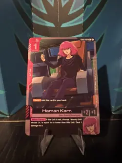 Haman Karn (GD02-091) [Foil] (NM) - Gundam Card Game - Dual Impact (ENG) - Image 1
