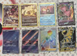 Pokemon Lot 37 Cards - Holos, Promos, EX, V, Full Art - Mixed Collection MP-DMG - Image 2