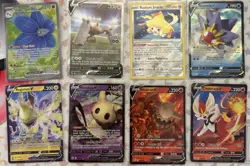 Pokemon Lot 37 Cards - Holos, Promos, EX, V, Full Art - Mixed Collection MP-DMG - Image 3