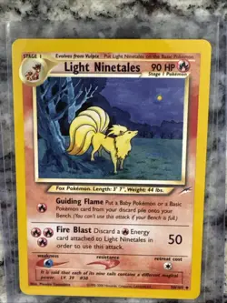 Pokemon Card - Light Ninetales Neo Destiny 50/105 Uncommon Non Holo - Image 5