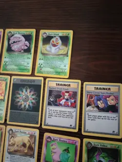 2000 Pokemon TEAM ROCKET Set NEAR COMPLETE NON HOLO 61 Card Lot RARE Lp/Nm - Image 4