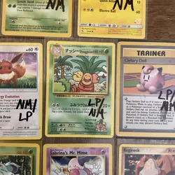 Pokemon TCG Vintage & Mid Era Lot Of 11 Cards Base 2 Bulbasaur, Stamped Pikachu - Image 5