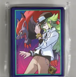 Pokemon N Zoroark Card Sleeves Nintendo 65ct NEW TCG Deck Protector Sleeves - Image 1