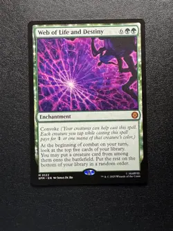 Web of Life and Destiny 122 MTG Marvel's Spider-Man Mythic Normal NM - Image 1