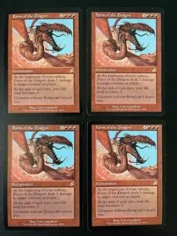 MTG- Form of the Dragon x4 - Scourge - Image 1