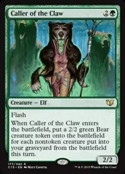 MTG Caller of the Claw, NM-Mint, English Commander 2015 - Image 1